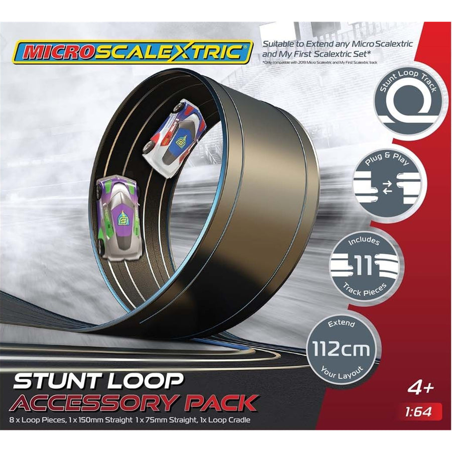 HORNBY HOBBIES G8046 - MICRO SCALEXTRIC STRECKEN-STUNT-ERWEITERUNGSPACKUNG - STUNT-LOOP