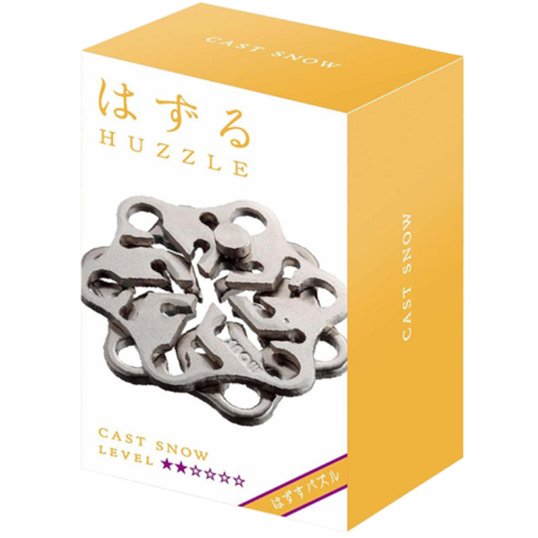 HANAYAMA HUZZLE PUZZLES 515017 - HUZZLE: SNOW (LV2)