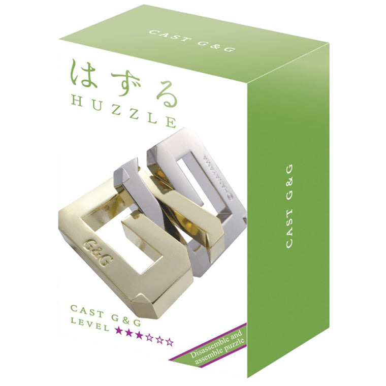 HANAYAMA HUZZLE PUZZLES 515038 - HUZZLE: G&G (LV3)