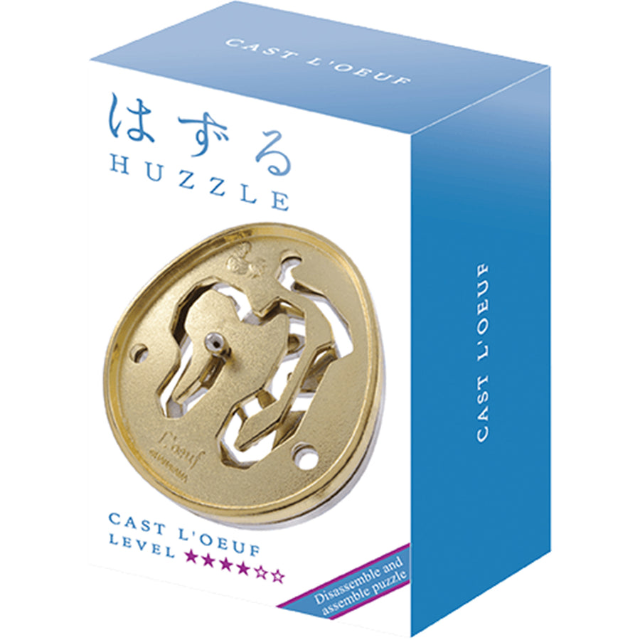 HANAYAMA HUZZLE PUZZLES 515054 - HUZZLE: L'OEUF (LV4)