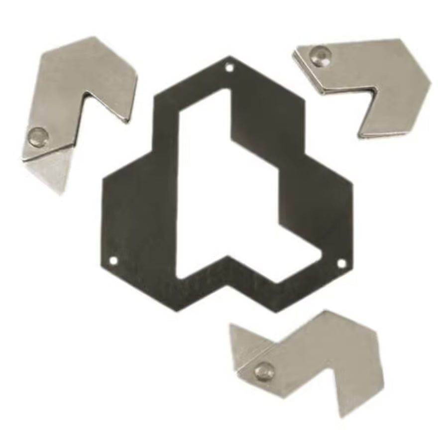 HANAYAMA HUZZLE PUZZLES 515062 - HUZZLE: HEXAGON (LV4)