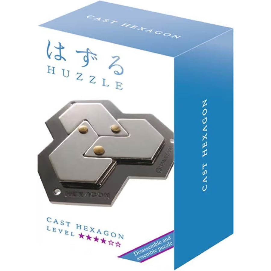 HANAYAMA HUZZLE PUZZLES 515062 - HUZZLE: HEXAGON (LV4)