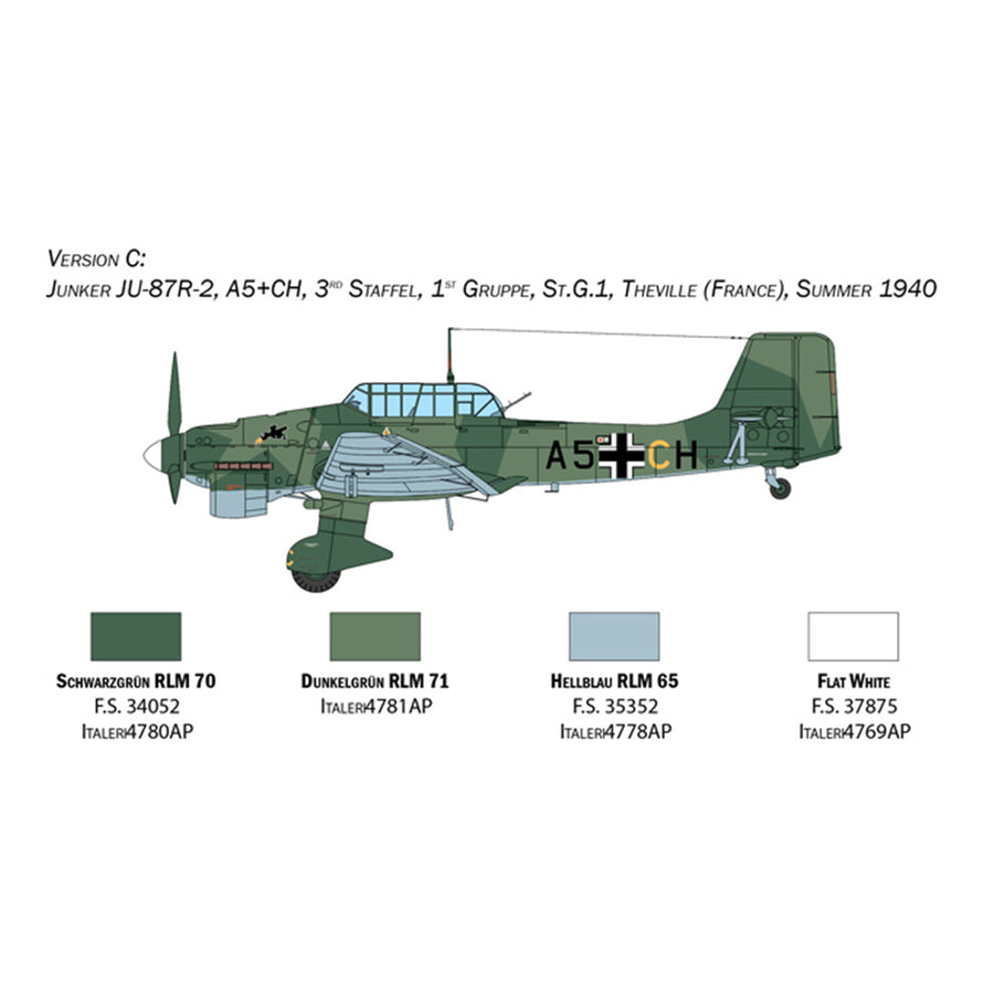 ITALERI 1/48 Ju 87 STUKA "BATTLE OF BRITAIN"