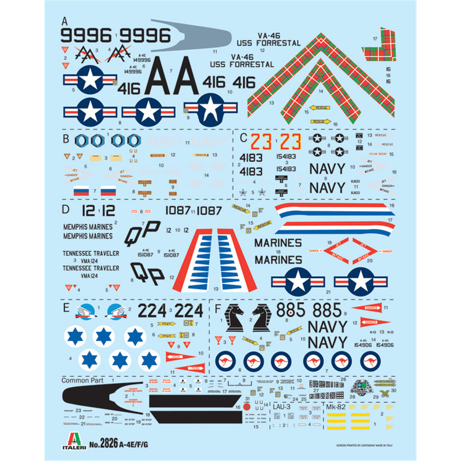 ITALERI 1/48 SKYHAWK A-4 E/F/G