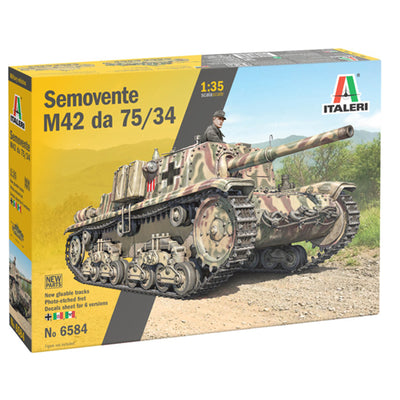 Italeri 1-6584 - ITALERI 1/35 SEMOVENTE M42 da 75/34