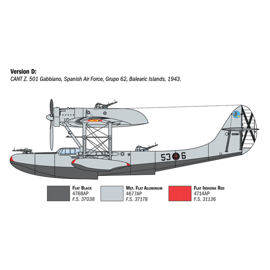 Italeri 1-0112 - ITALERI 1/72 CANT Z-501 GABBIANO