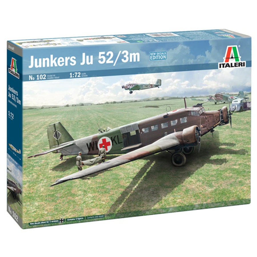 Italeri 1-102 - ITALERI 1/72 JUNKERS JU 52/3m