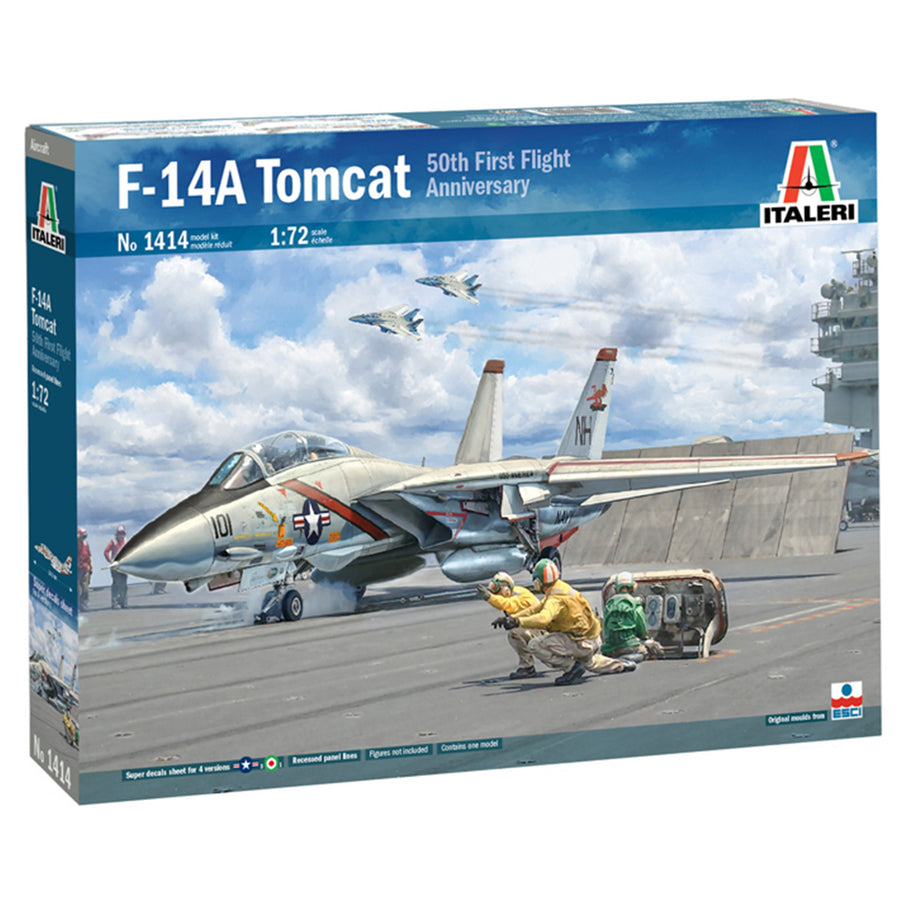 Italeri 1-1414 - ITALERI 1/72 F-14A TOMCAT 50. JAHRE