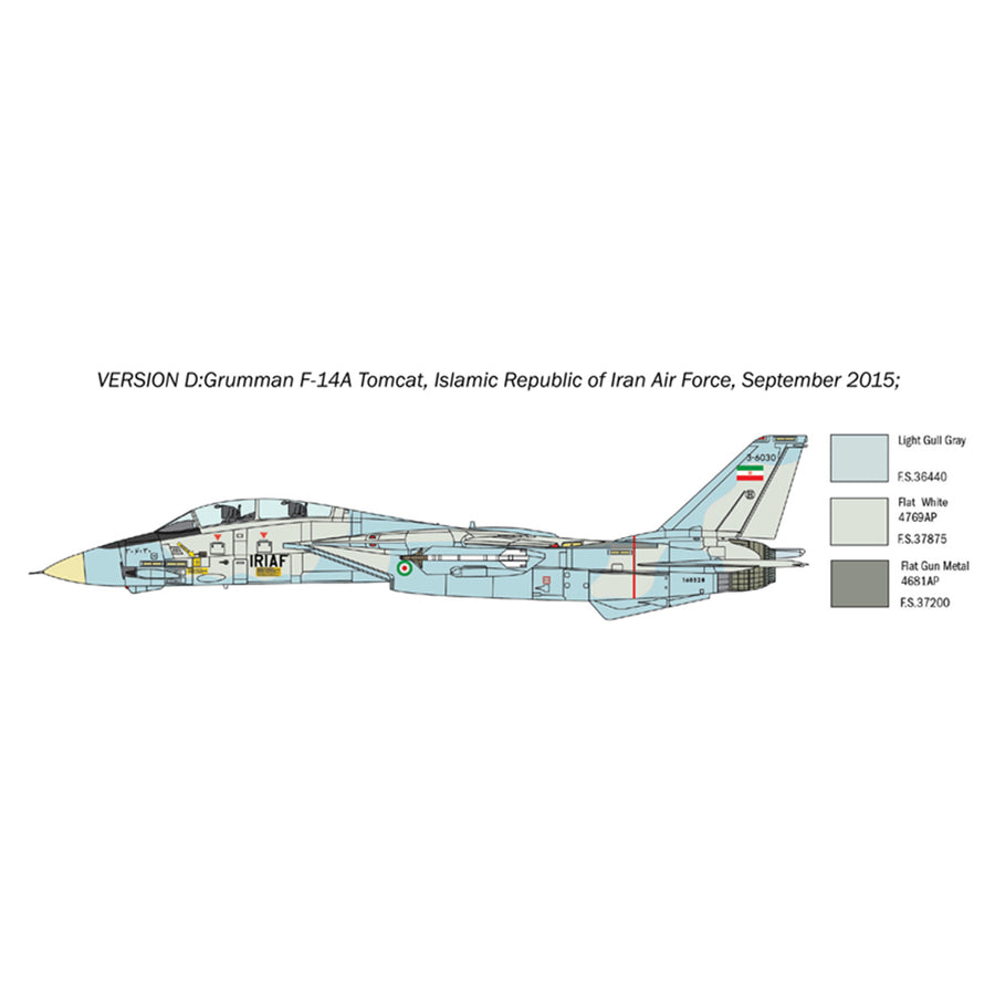 Italeri 1-1414 - ITALERI 1/72 F-14A TOMCAT 50. JAHRE