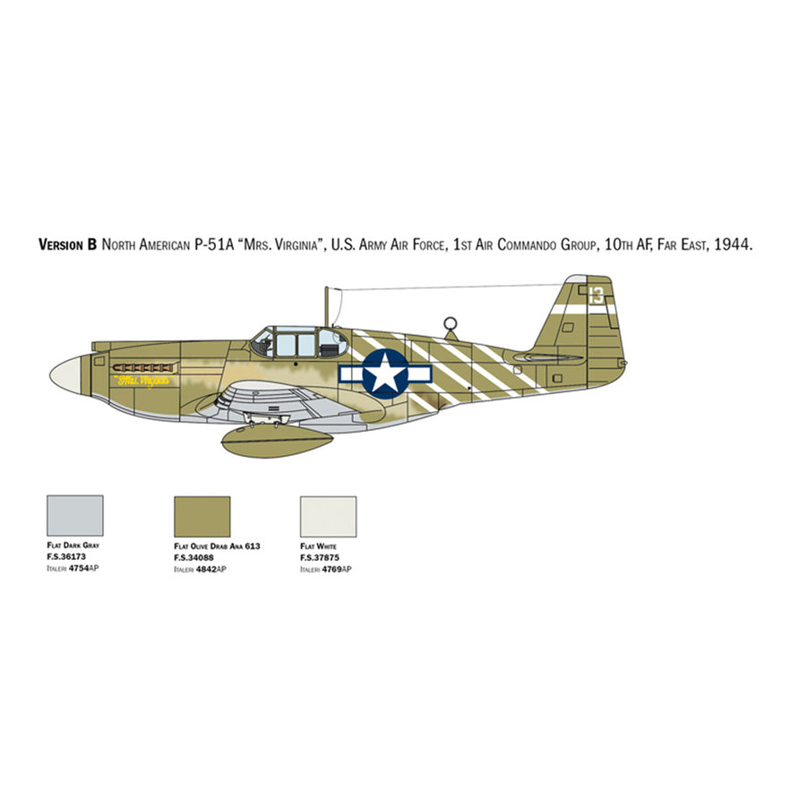 ITALERI 1/72 P-51A MUSTANG