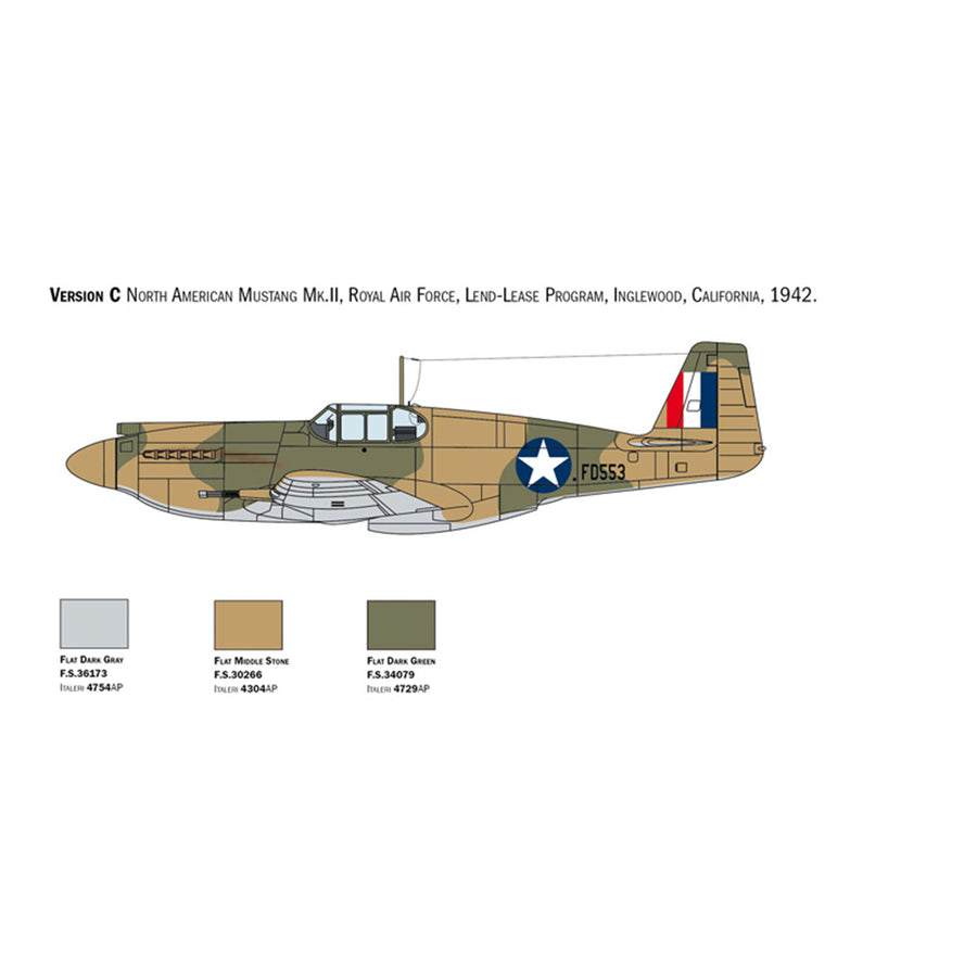 ITALERI 1/72 P-51A MUSTANG