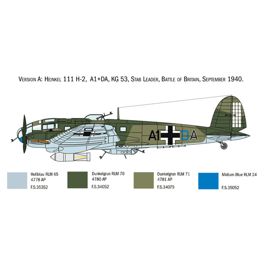 Italeri 1-1436 - ITALERI 1/72 HEINKEL HE111H