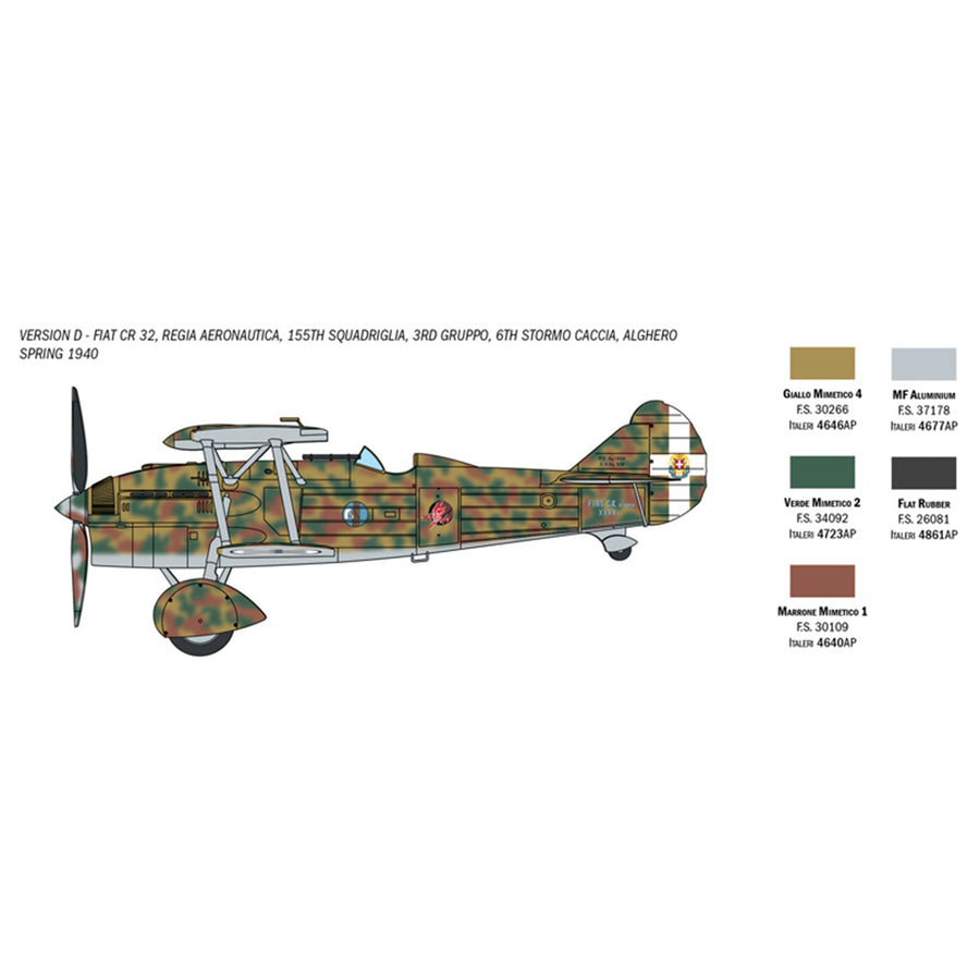 ITALERI 1/72 CR.32 FRECCIA