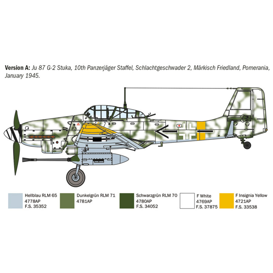 Italeri 1-1466 - ITALERI 1/72 JUNKER JU-87G-2 KANONENVOGEL