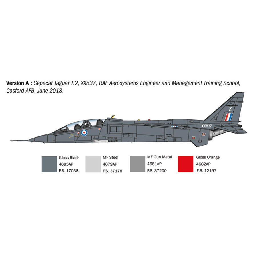 Italeri 1-1470 - ITALERI 1/72 JAGUAR T-2 RAF FIGHTER