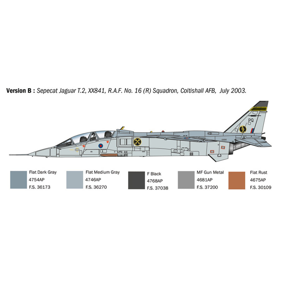 Italeri 1-1470 - ITALERI 1/72 JAGUAR T-2 RAF FIGHTER