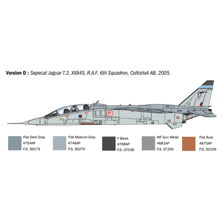 Italeri 1-1470 - ITALERI 1/72 JAGUAR T-2 RAF FIGHTER