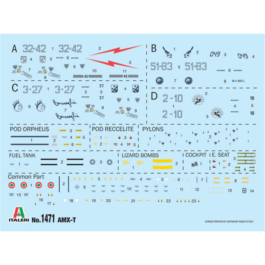 Italeri 1-1471 - ITALERI 1/72 AMX-T TWIN SEATER