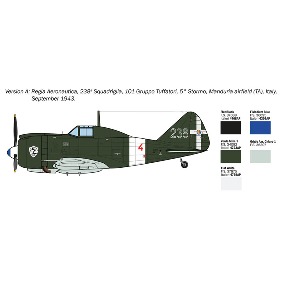 Italeri 1-1472 - ITALERI 1/72 REGGIANE RE.2002 ARIETE