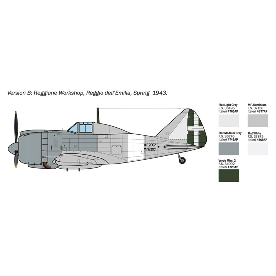 Italeri 1-1472 - ITALERI 1/72 REGGIANE RE.2002 ARIETE