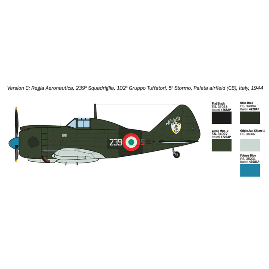 Italeri 1-1472 - ITALERI 1/72 REGGIANE RE.2002 ARIETE