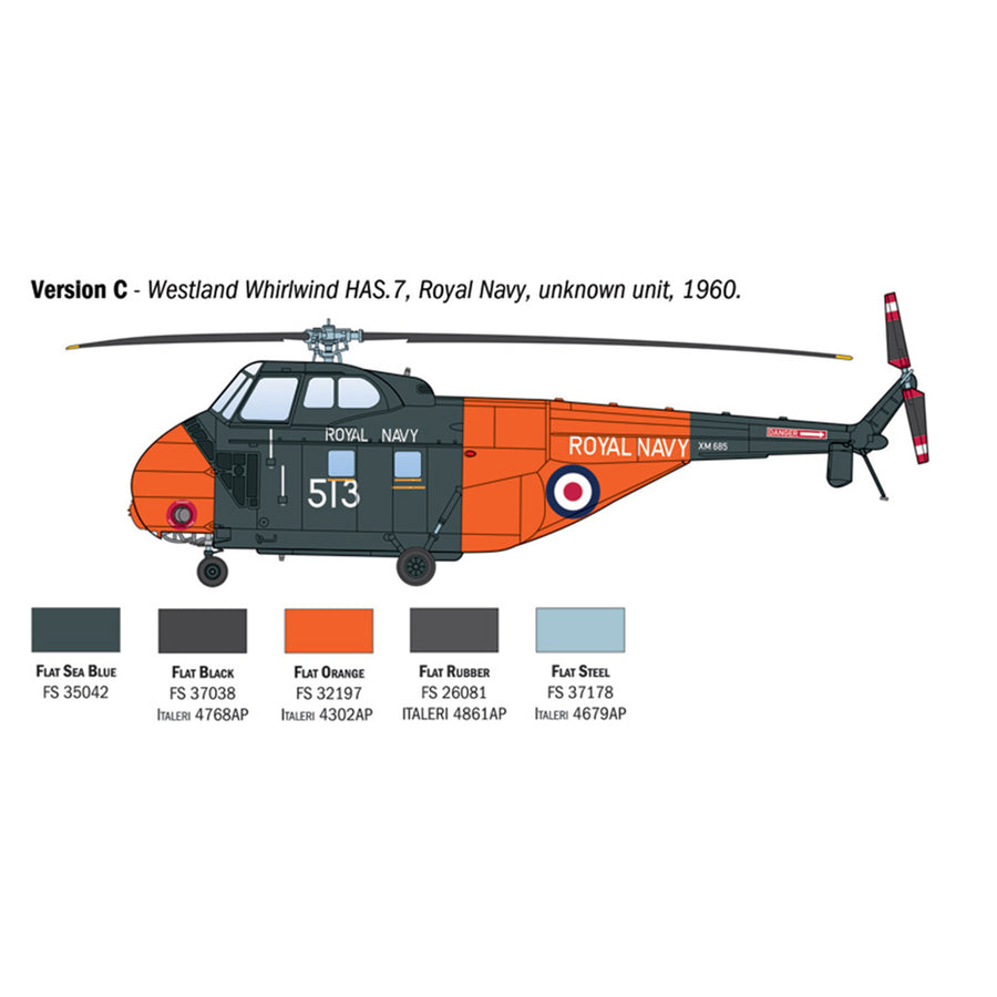Italeri 1-1476 - ITALERI 1/72 H-19 CHICKASAW HELICOPTER