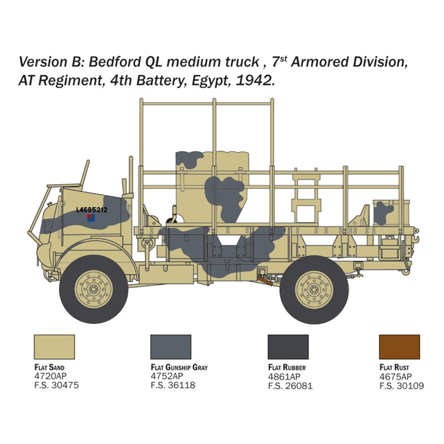 ITALERI 1/35 BEDFORD QL TRUCK