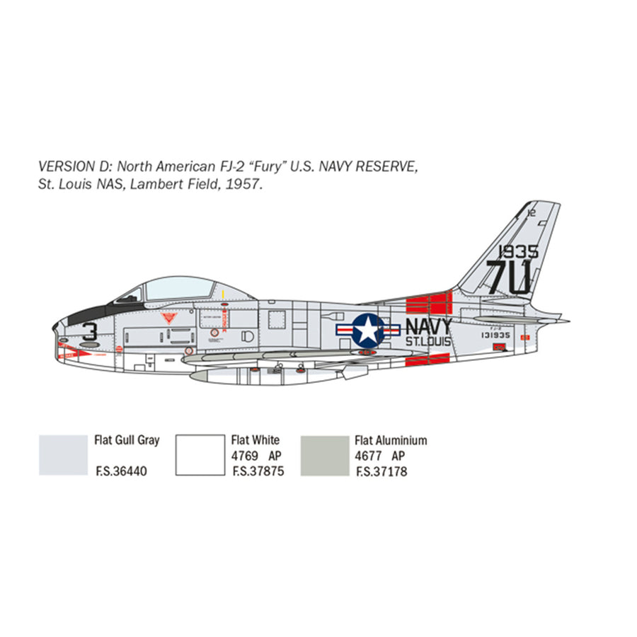 Italeri 1-2811 - ITALERI 1/48 FJ-2/3 FURY