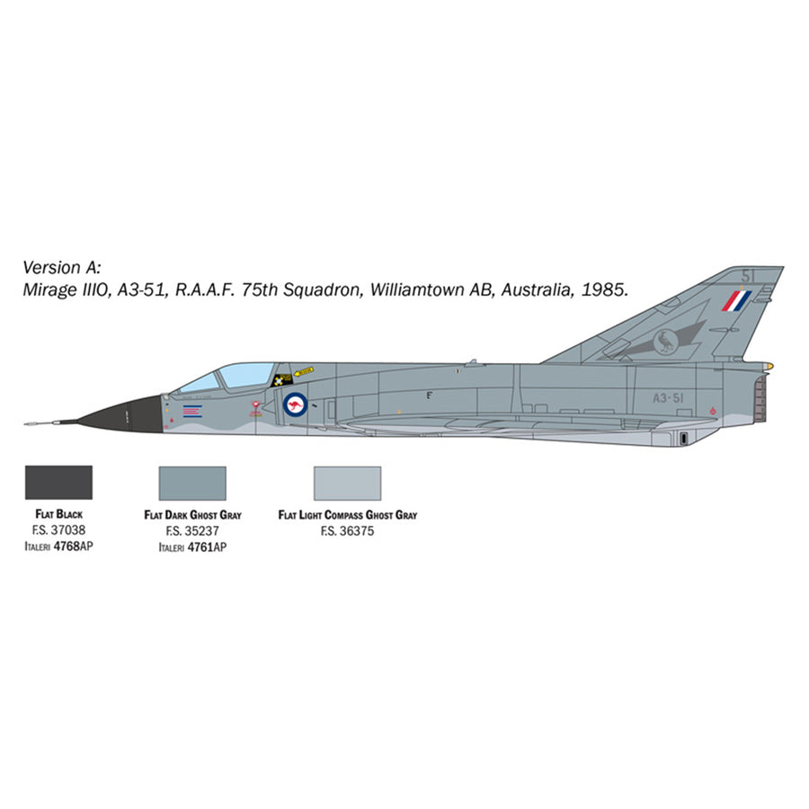 Italeri 1-2816 - ITALERI 1/48 MIRAGE III E