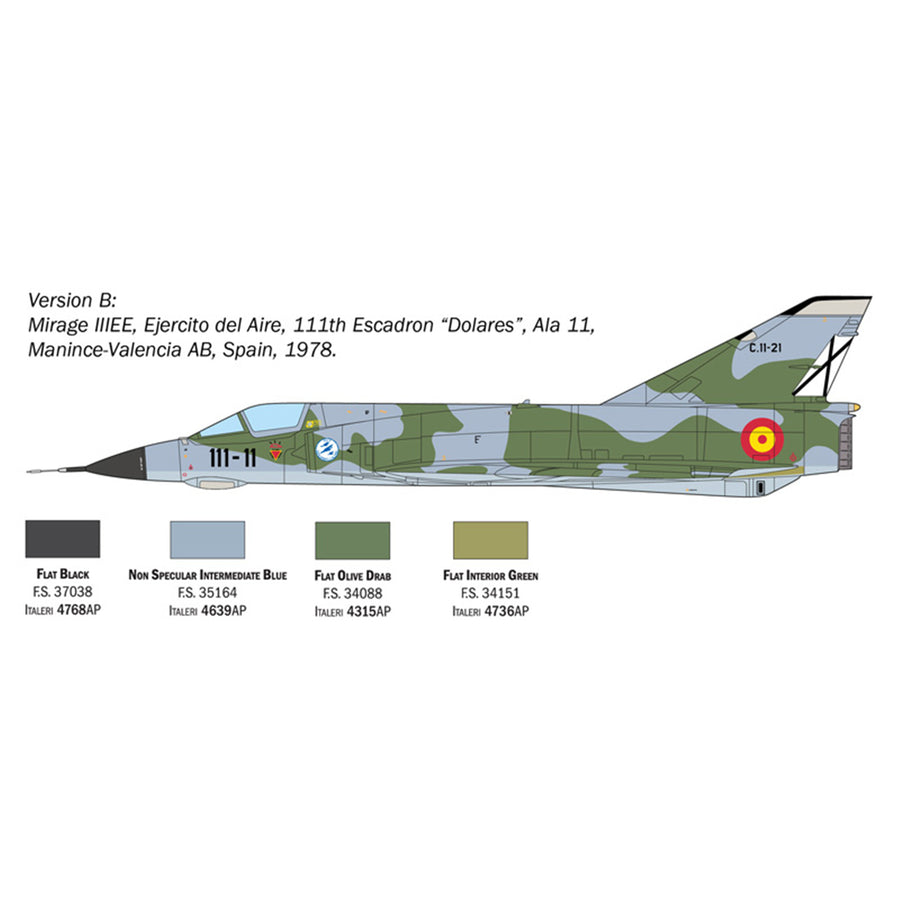 Italeri 1-2816 - ITALERI 1/48 MIRAGE III E