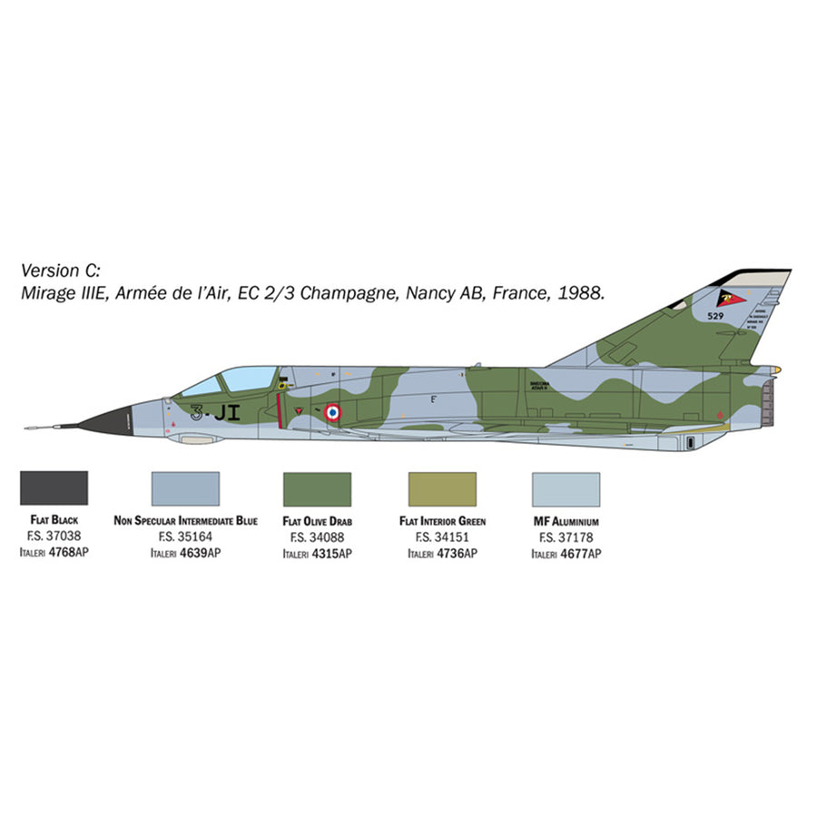Italeri 1-2816 - ITALERI 1/48 MIRAGE III E