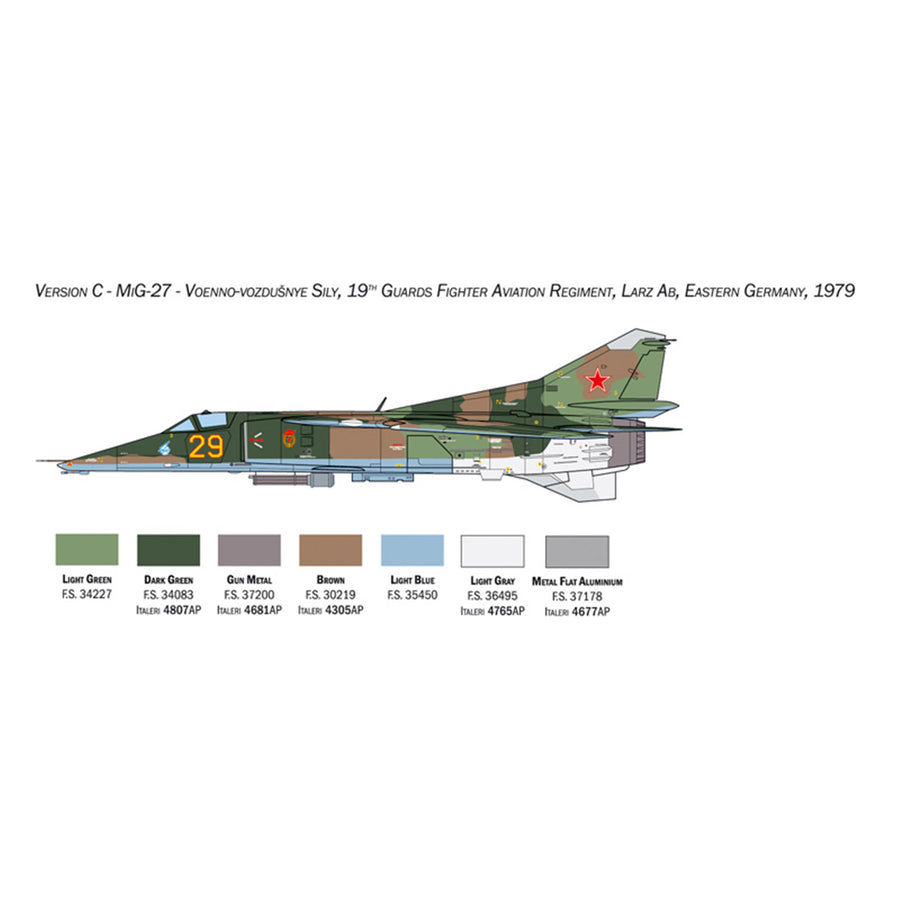 Italeri 1-2817 - ITALERI 1/48**MIG-27 FLOGGER