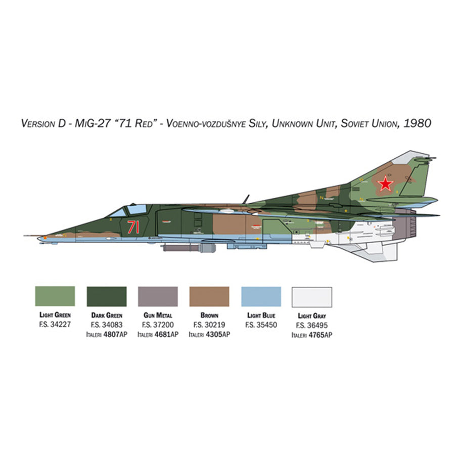 Italeri 1-2817 - ITALERI 1/48**MIG-27 FLOGGER