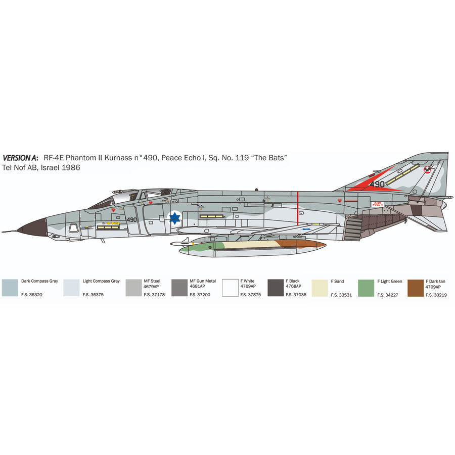 Italeri 1-2818 - ITALERI 1/48 RF-4E Phantom
