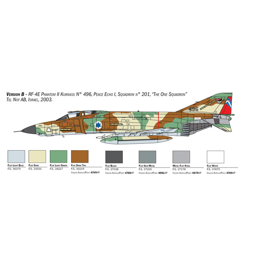 Italeri 1-2818 - ITALERI 1/48 RF-4E Phantom