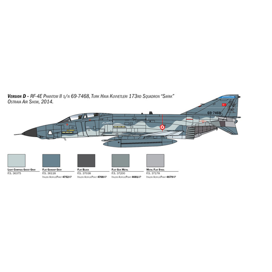 Italeri 1-2818 - ITALERI 1/48 RF-4E Phantom