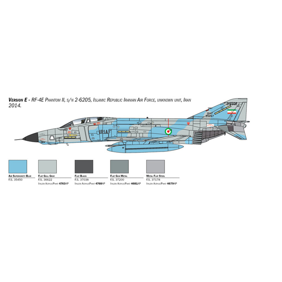 Italeri 1-2818 - ITALERI 1/48 RF-4E Phantom