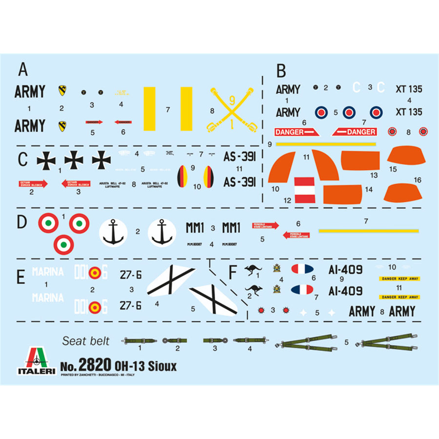 Italeri 1-2820 - ITALERI 1/48 SIOUX VIETNAM AUSTRALIAN ARMY