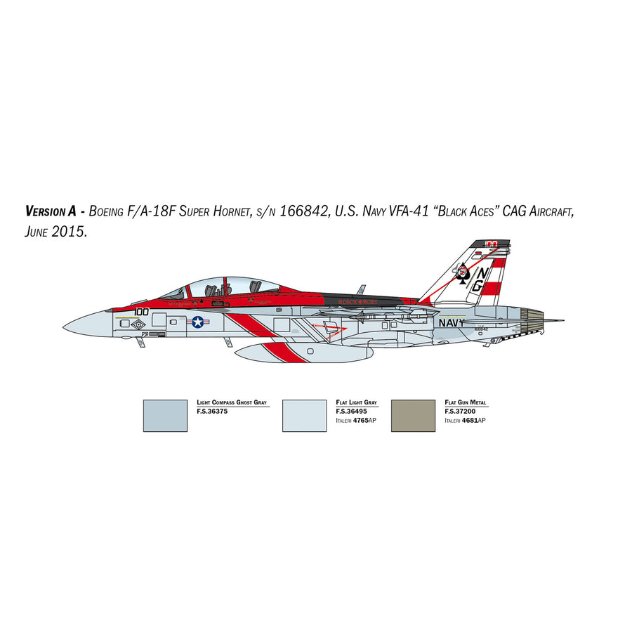Italeri 1-2823 - ITALERI 1/48 F/A-18F Hornet U.S. Navy Special Colo
