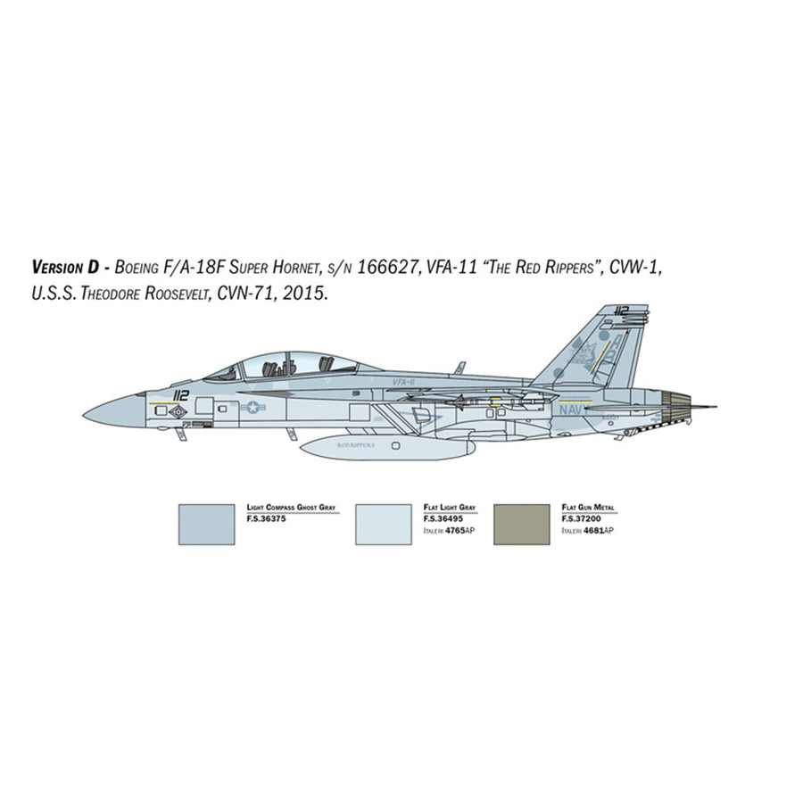Italeri 1-2823 - ITALERI 1/48 F/A-18F Hornet U.S. Navy Special Colo