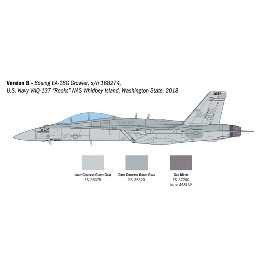 Italeri 1-2824 - ITALERI 1/48 E/A-18G GROWLER