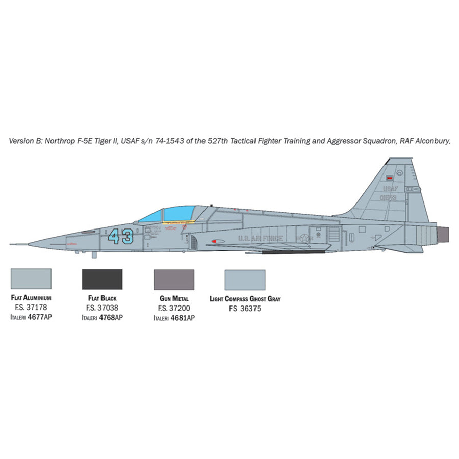 Italeri 1-2827 - ITALERI**1/48 F-5E Tiger II
