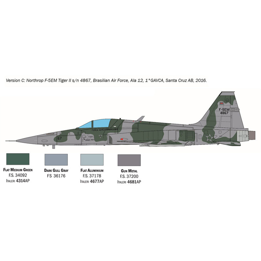 Italeri 1-2827 - ITALERI**1/48 F-5E Tiger II