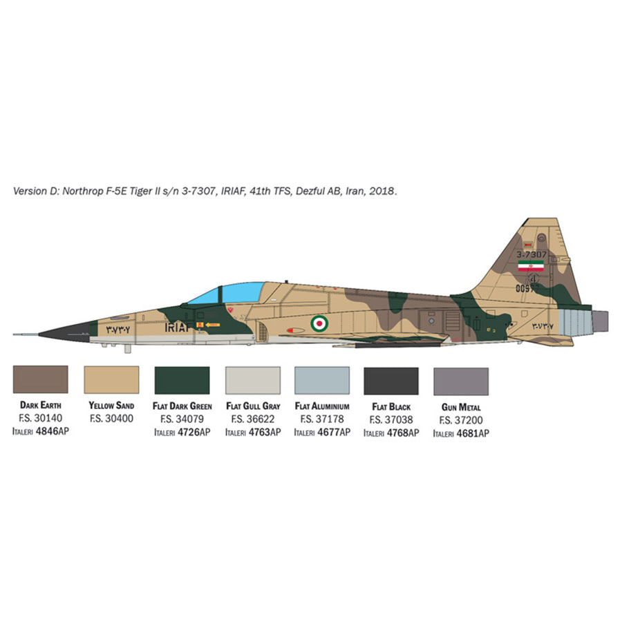 Italeri 1-2827 - ITALERI**1/48 F-5E Tiger II