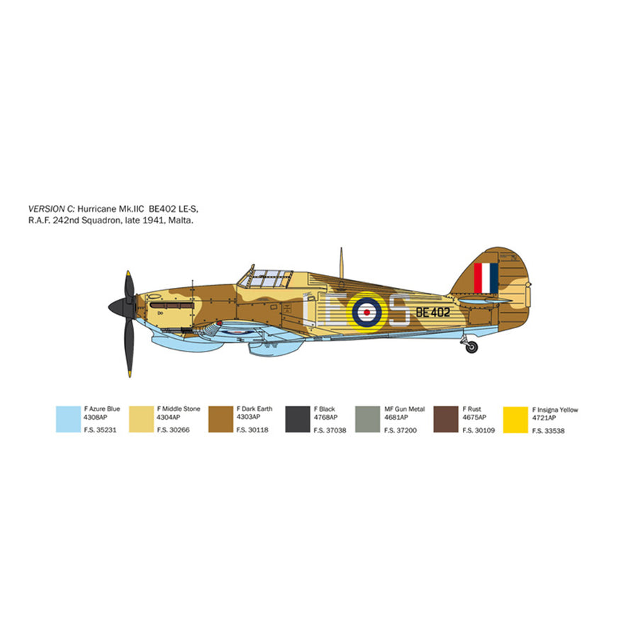Italeri 1-2828 - ITALERI 1/48 HURRICANE Mk II