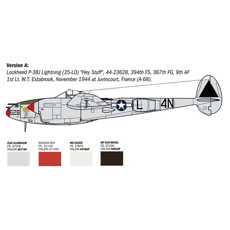 Italeri 1-2834 - ITALERI 1/48 P-36J LIGHTNING E.T.O.