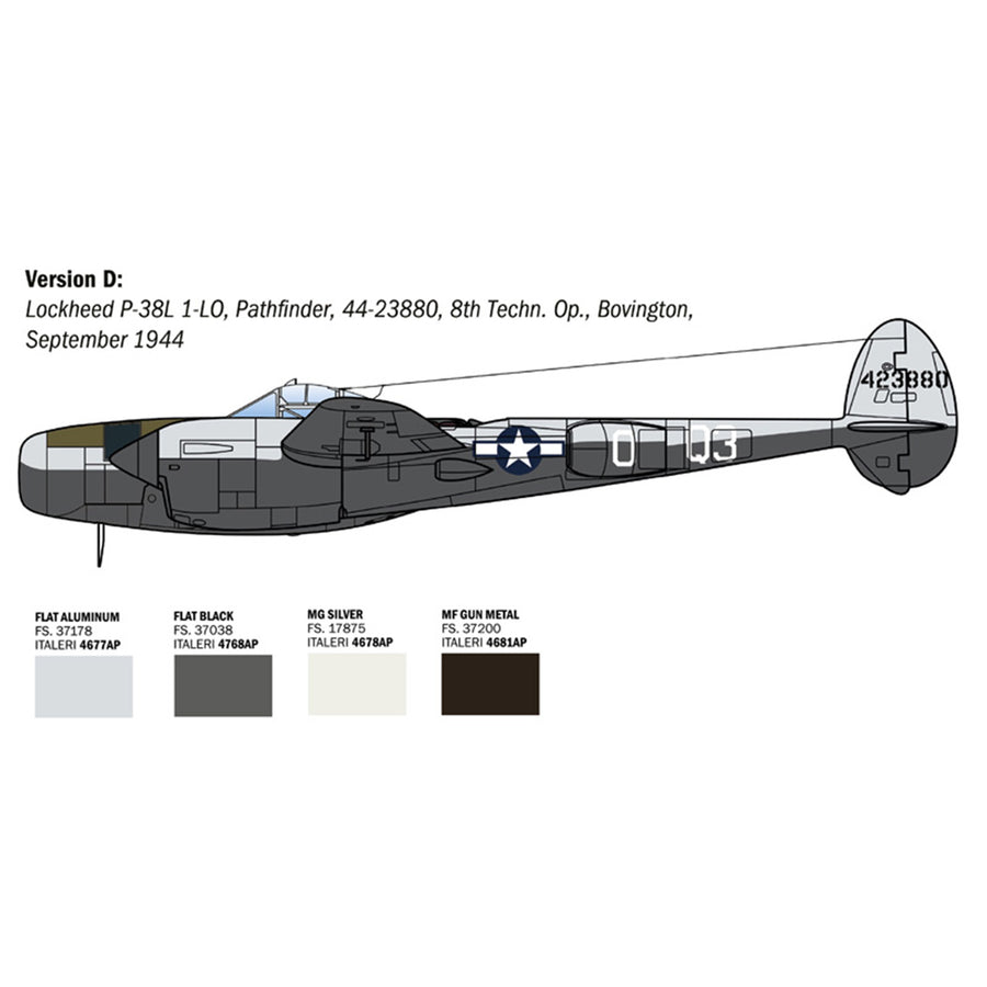 Italeri 1-2834 - ITALERI 1/48 P-36J LIGHTNING E.T.O.