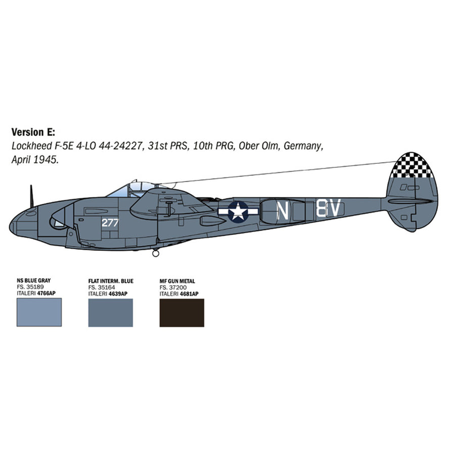 Italeri 1-2834 - ITALERI 1/48 P-36J LIGHTNING E.T.O.