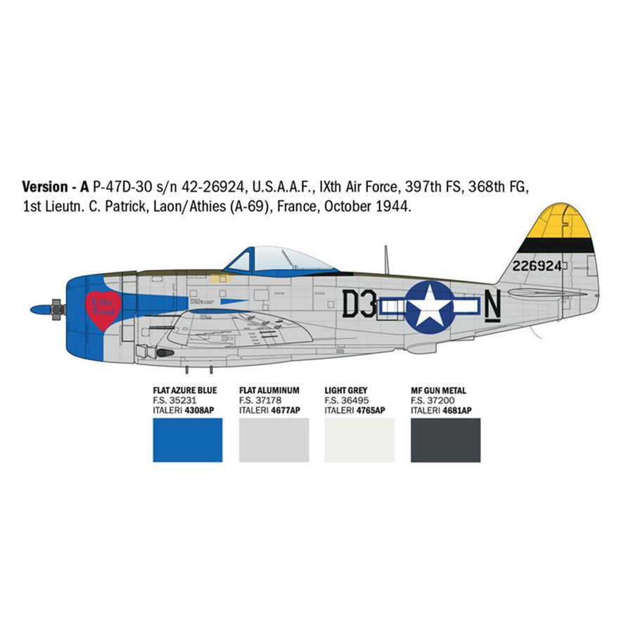 Italeri 1-2835 - ITALERI 1/48 P47D THUNDERBOLT