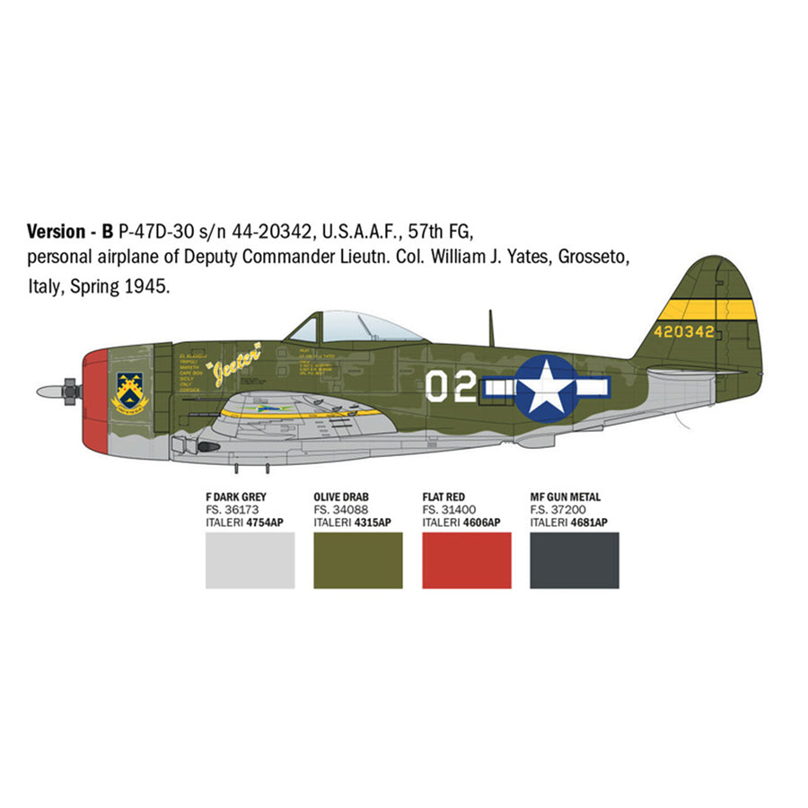 Italeri 1-2835 - ITALERI 1/48 P47D THUNDERBOLT